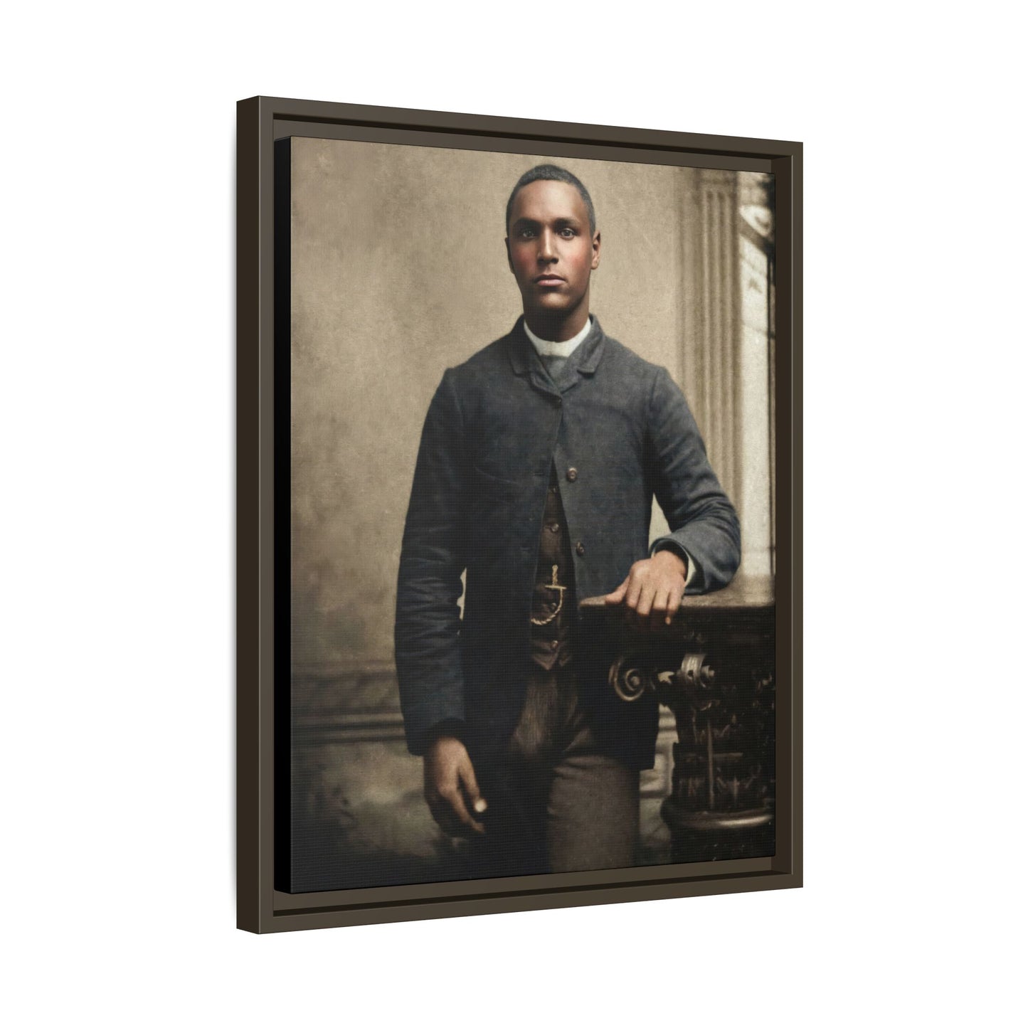 celibataire 036 | Framed Vintage Photo - Matte Canvas