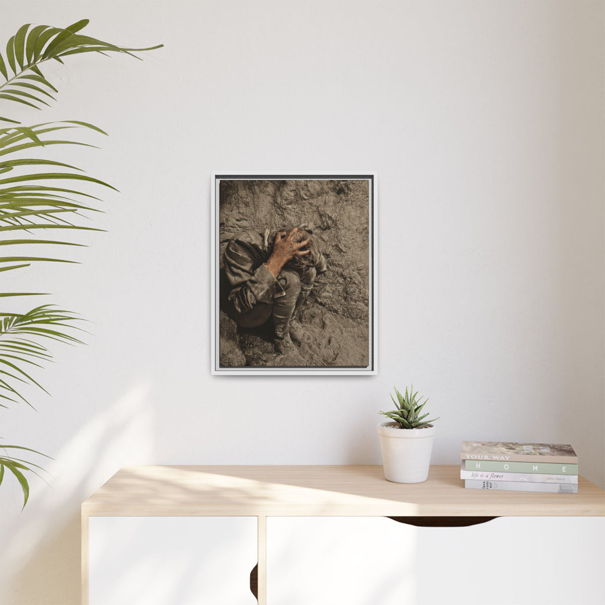 celibataire 040 | Framed Vintage Photo - Matte Canvas
