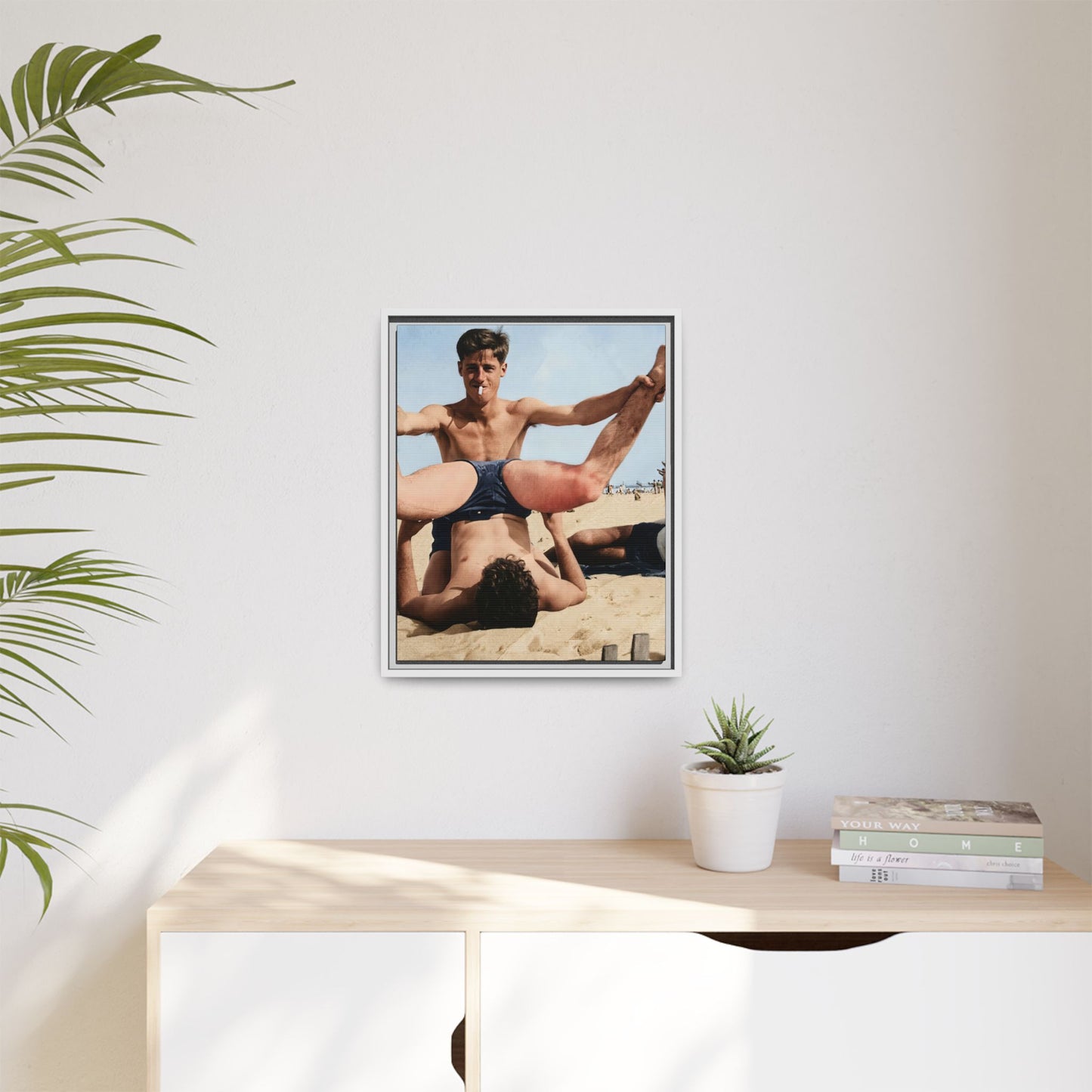 nager 004 | Framed Vintage Photo - Matte Canvas