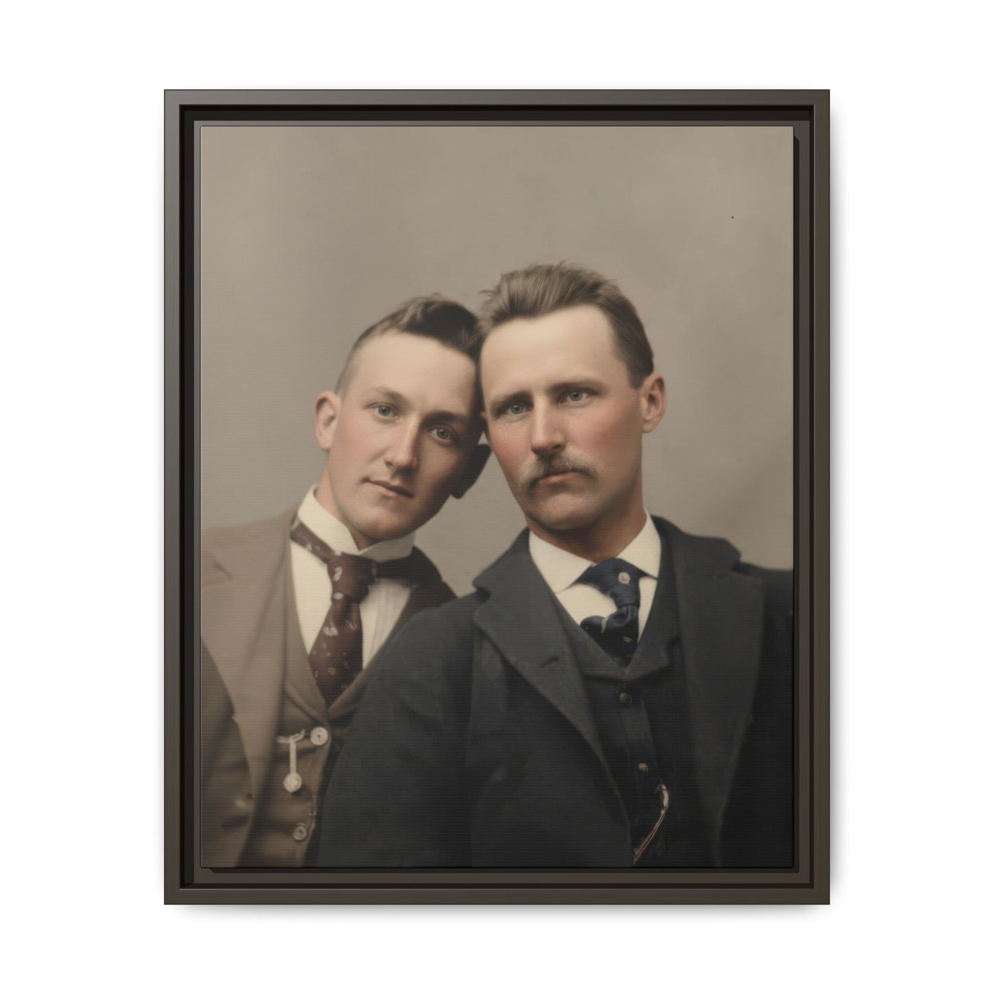 paire 121 | Framed Vintage Photo - Matte Canvas