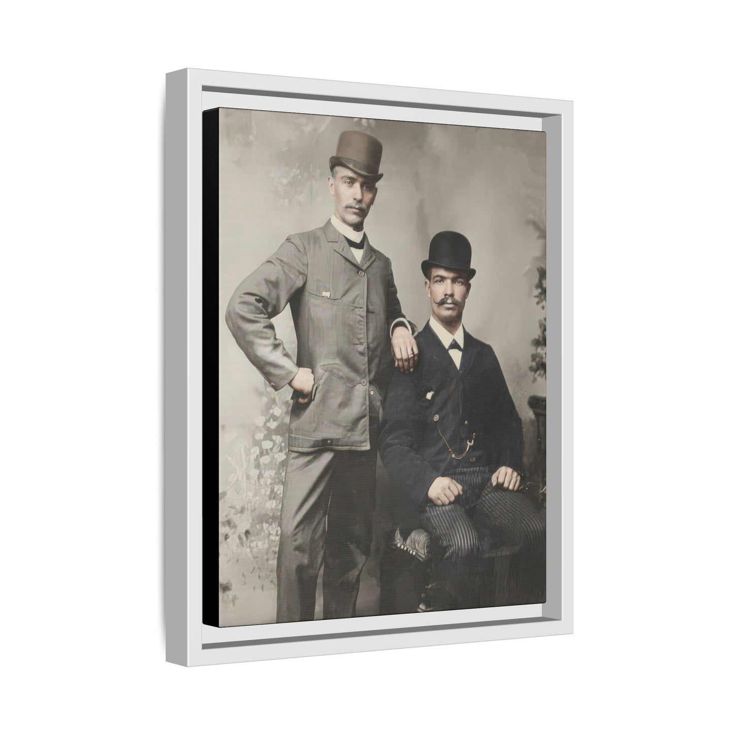 paire 068 | Framed Vintage Photo - Matte Canvas