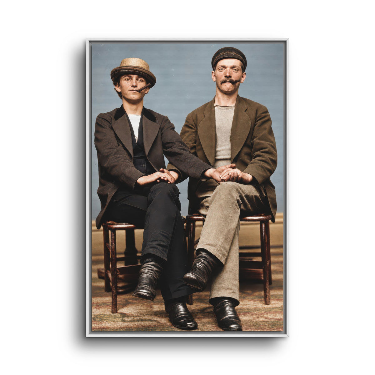 paire 170 | Framed Vintage Photo - Matte Canvas
