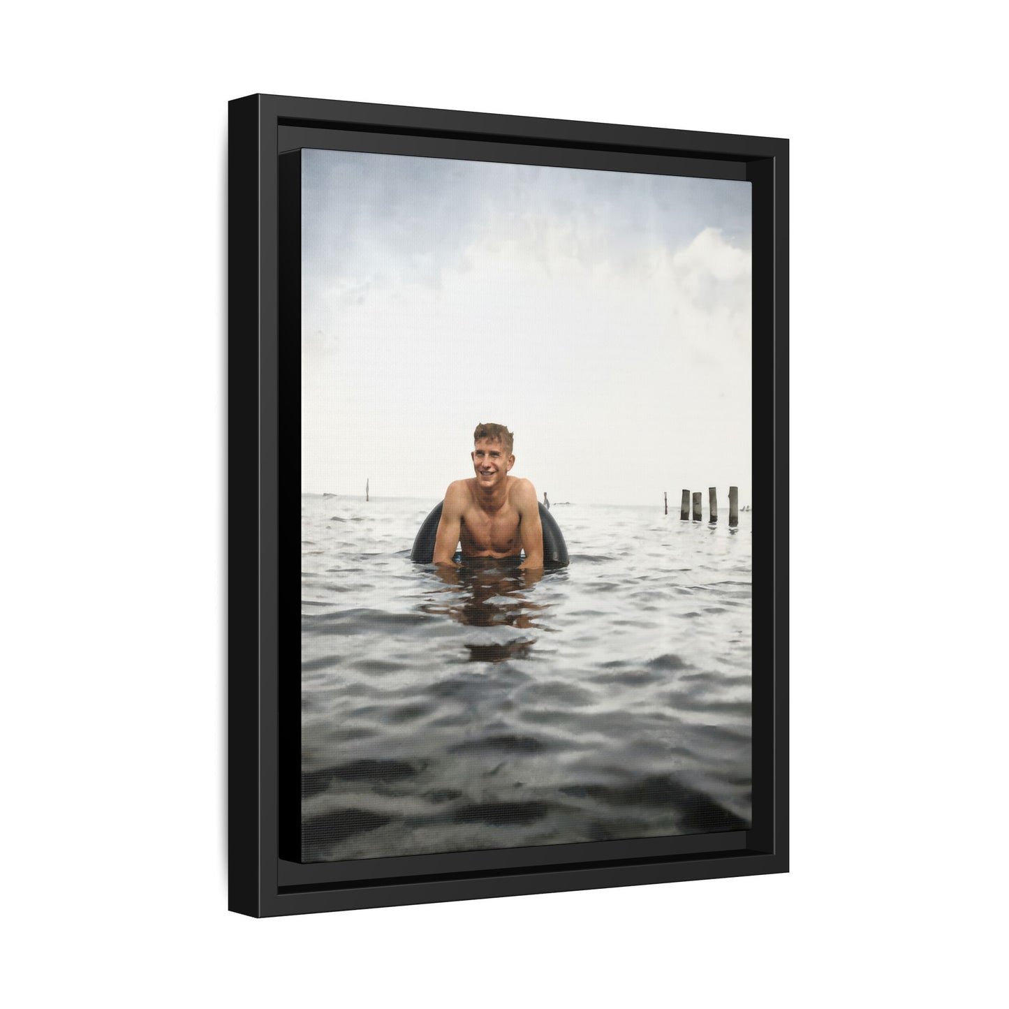 nager 034 | Framed Vintage Photo - Matte Canvas