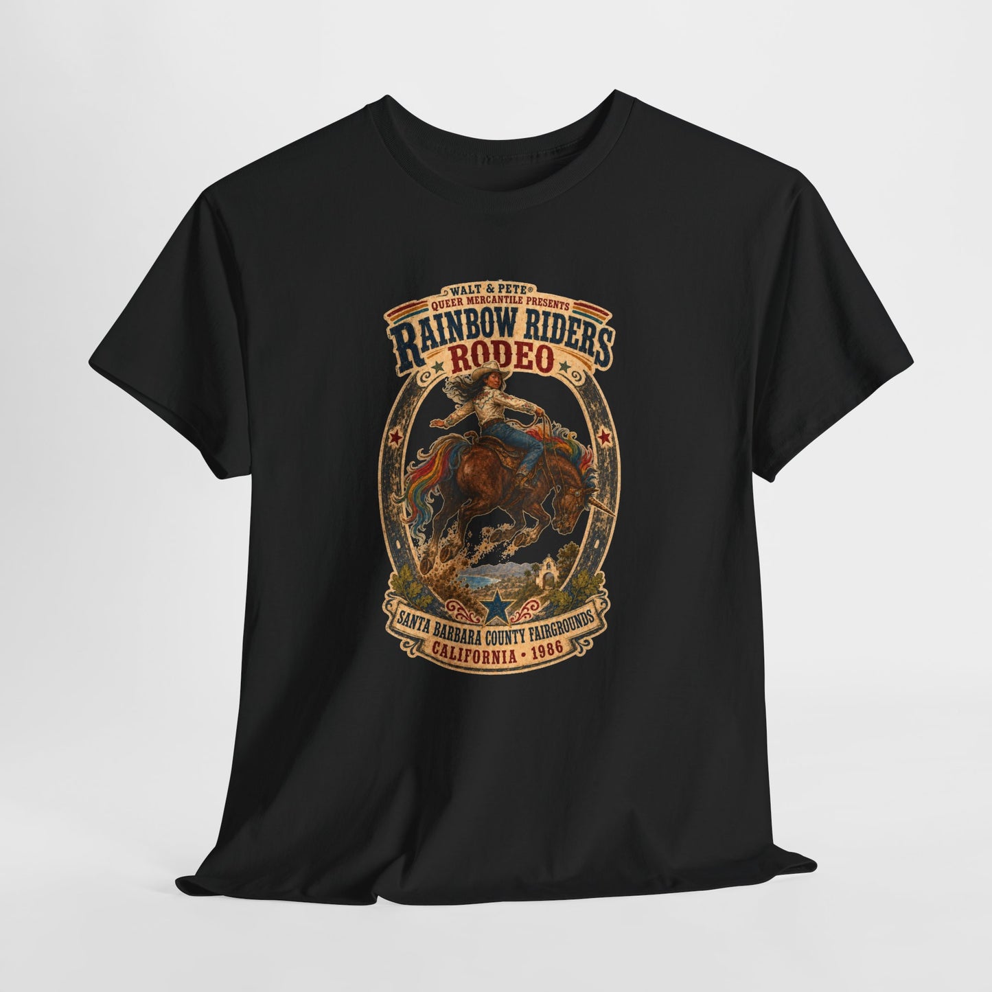 Copy of Copy of Rainbow Riders Rodeo Arizona 1972 Pride T-Shirt | Queer Cowgirl Tee