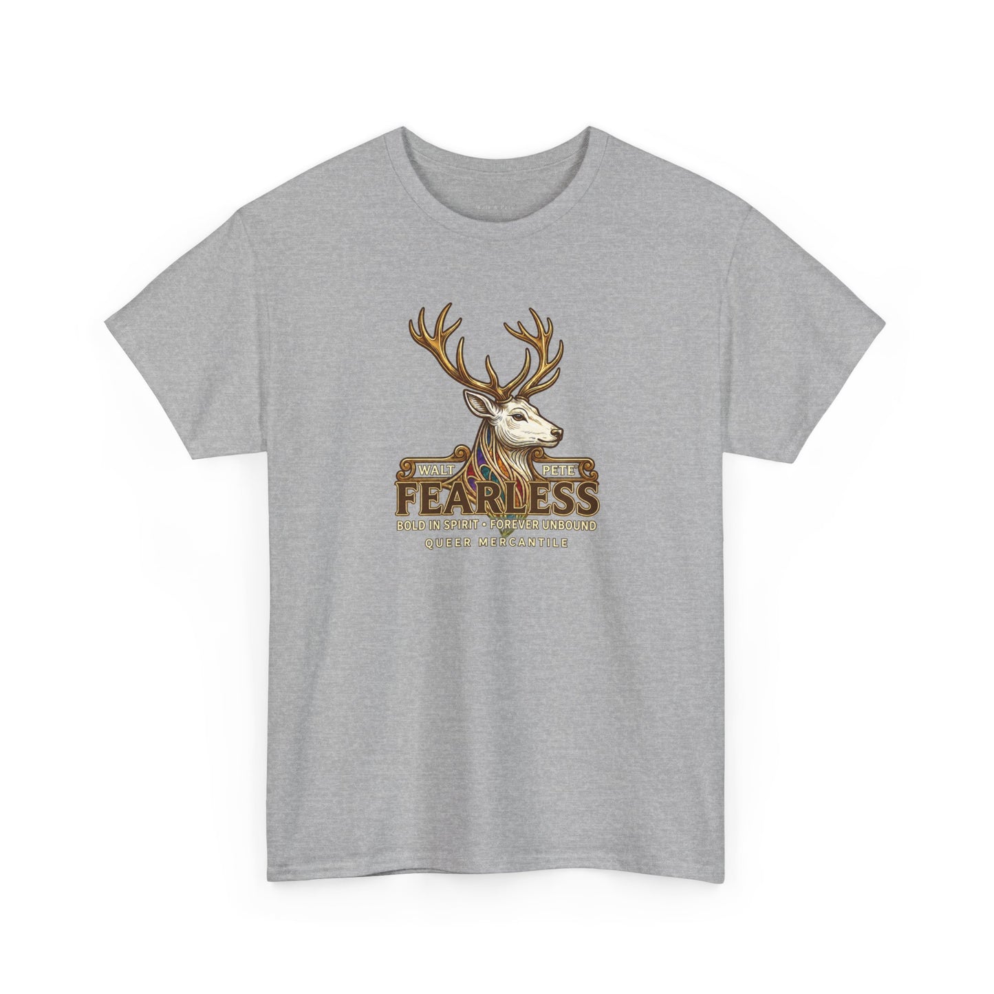 Fearless LGBTQ graphic tee reading Bold in Spirit Forever Unbound