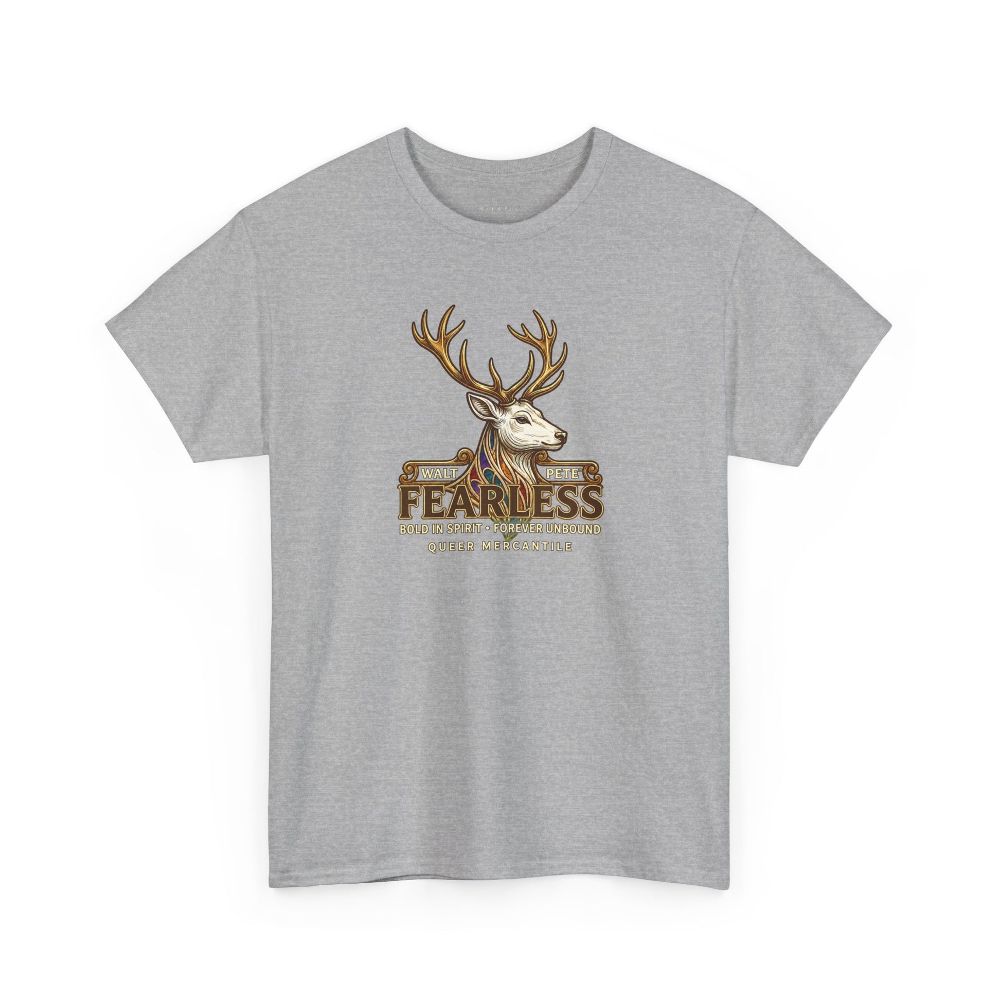 Fearless LGBTQ graphic tee reading Bold in Spirit Forever Unbound