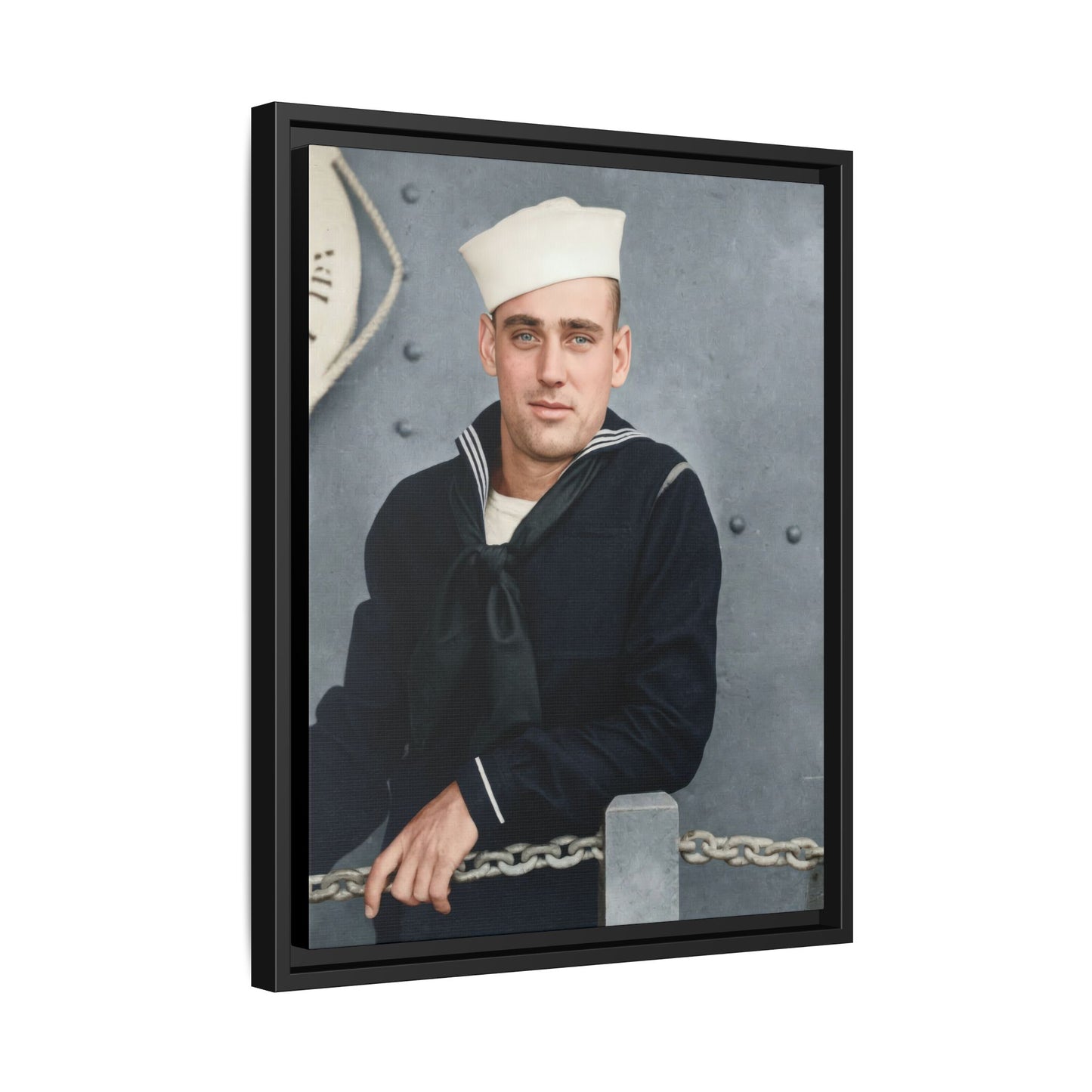 celibataire 023 | Framed Vintage Photo - Matte Canvas
