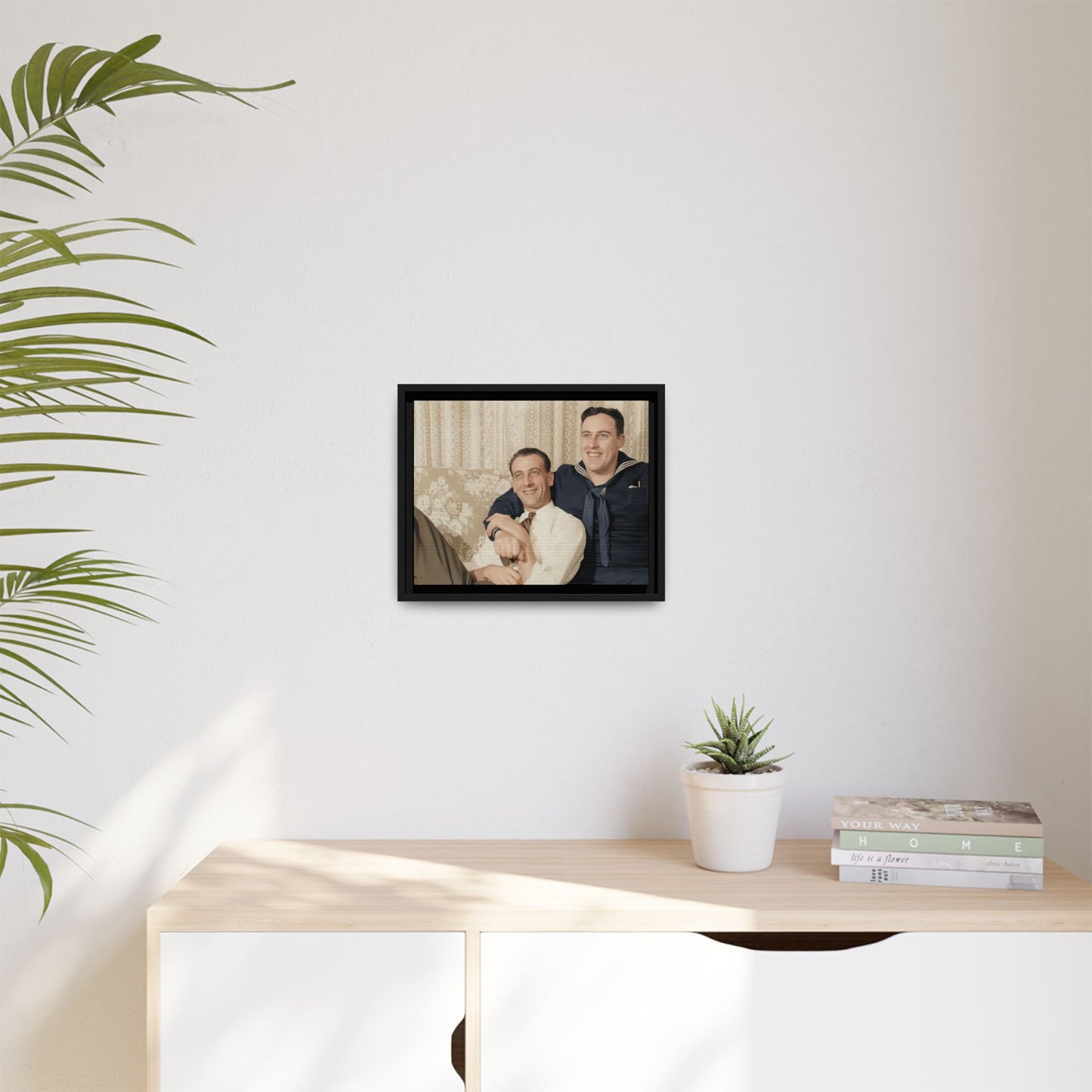 paire 108 | Framed Vintage Photo - Matte Canvas