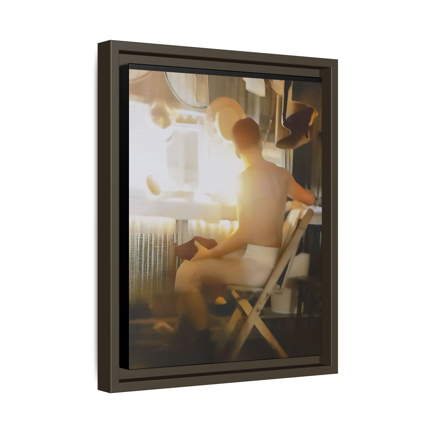 celibataire 022 | Vintage Framed Photo - Matte Canvas