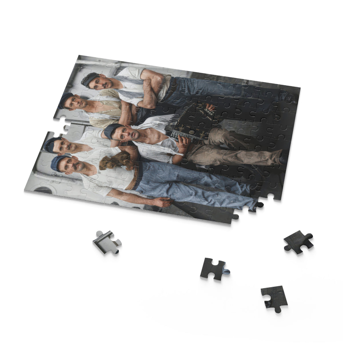 Accordion & Company on Deck Jigsaw Puzzle | LGBTQ+ Heritage | hommes 002