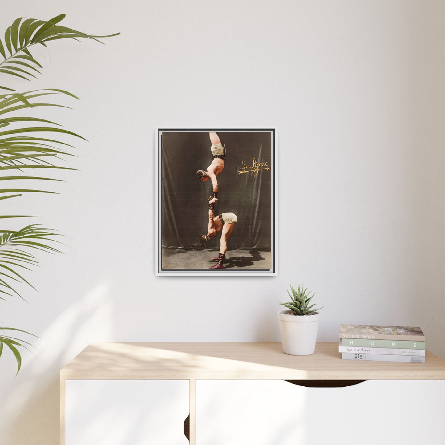 athlétisme 014 | Framed Vintage Photo - Matte Canvas