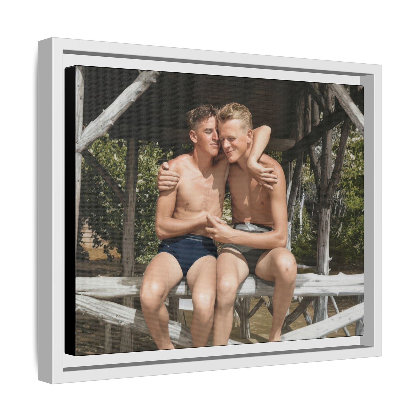 nager 011 | Framed Vintage Photo - Matte Canvas