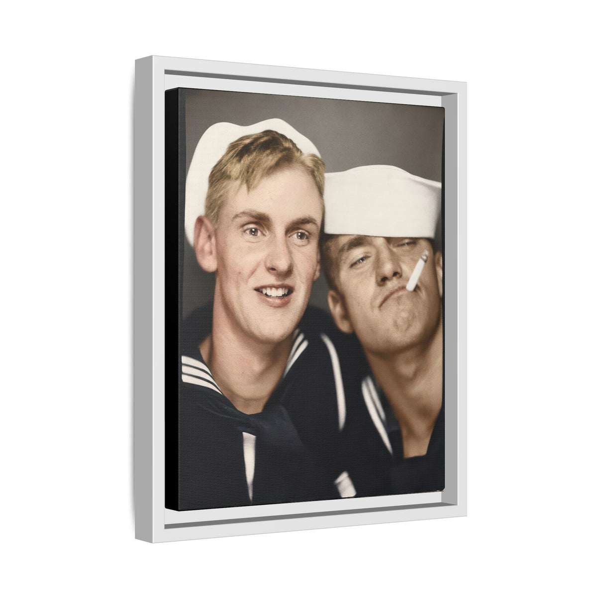 paire 153 | Framed Vintage Photo - Matte Canvas