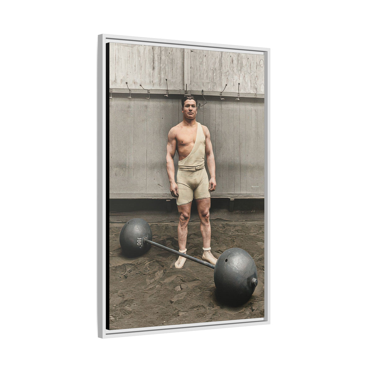 athlétisme 050 | Framed Vintage Photo - Matte Canvas