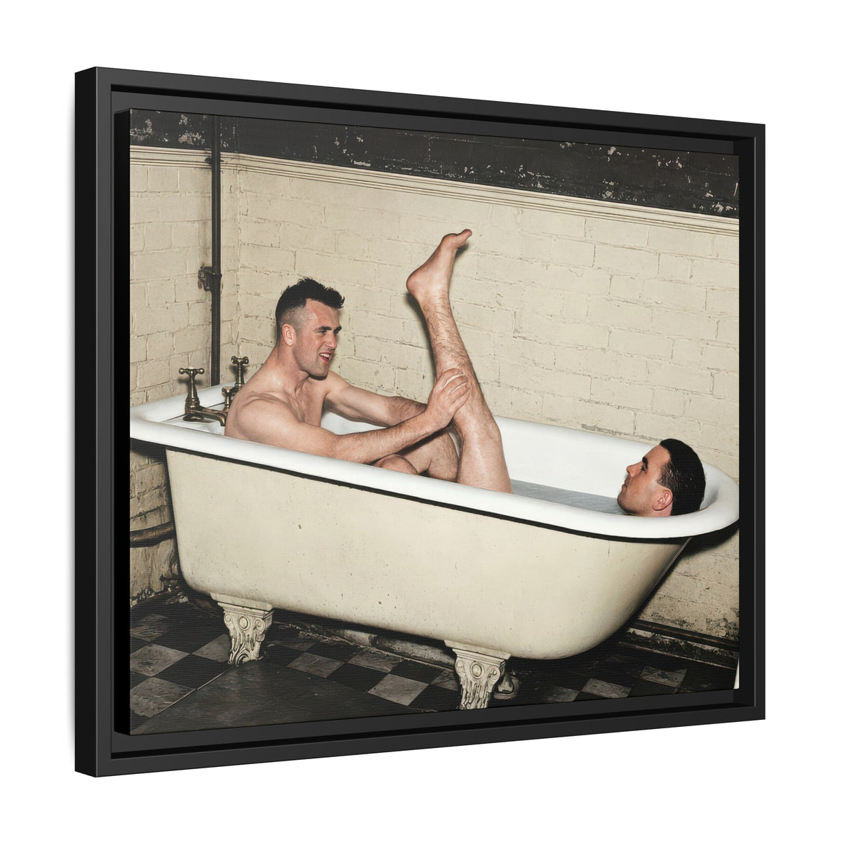 paire 162 | Framed Vintage Photo - Matte Canvas