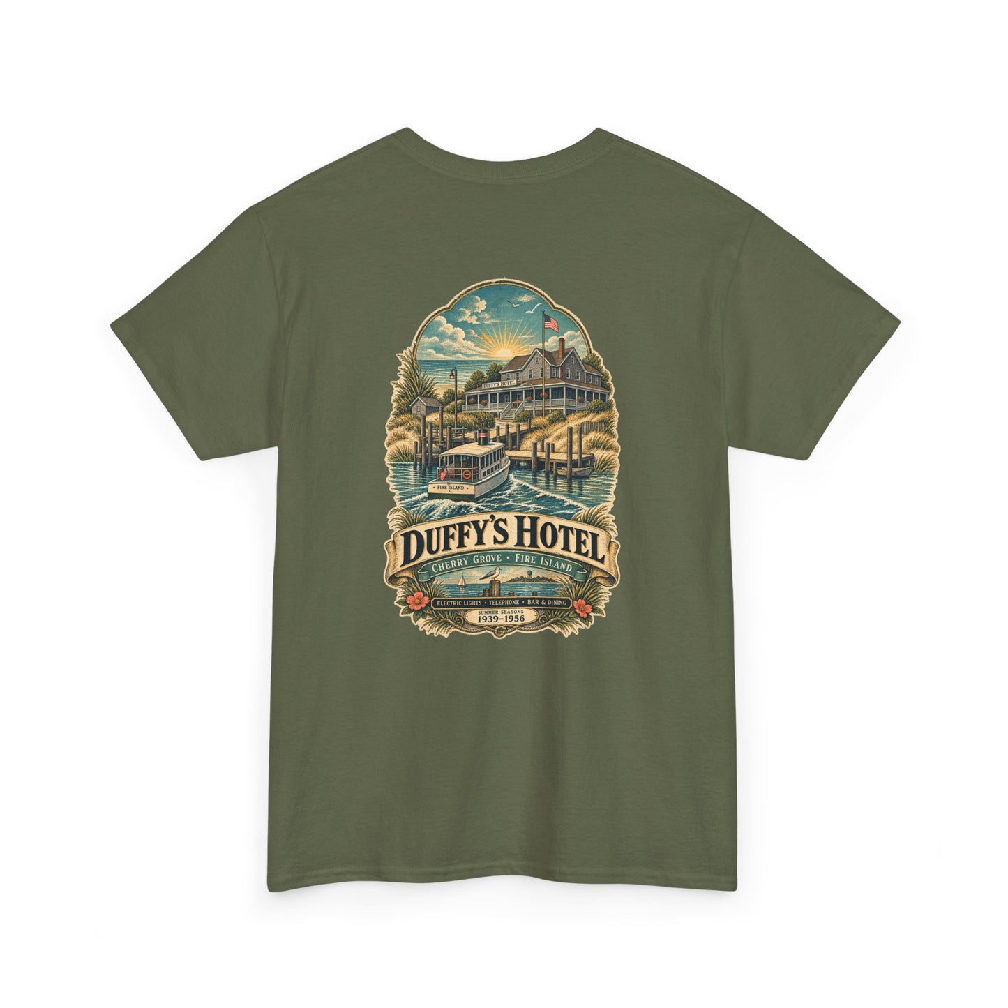 Duffy’s Hotel Cherry Grove Fire Island T-Shirt | Vintage LGBTQ+ History Tee