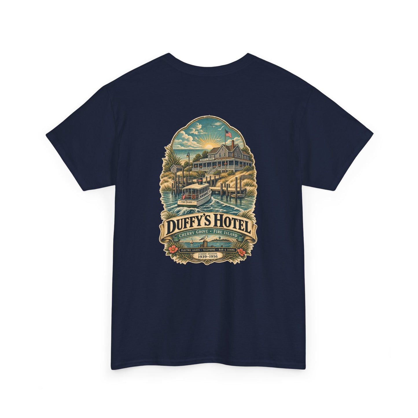 Duffy’s Hotel Cherry Grove Fire Island T-Shirt | Vintage LGBTQ+ History Tee