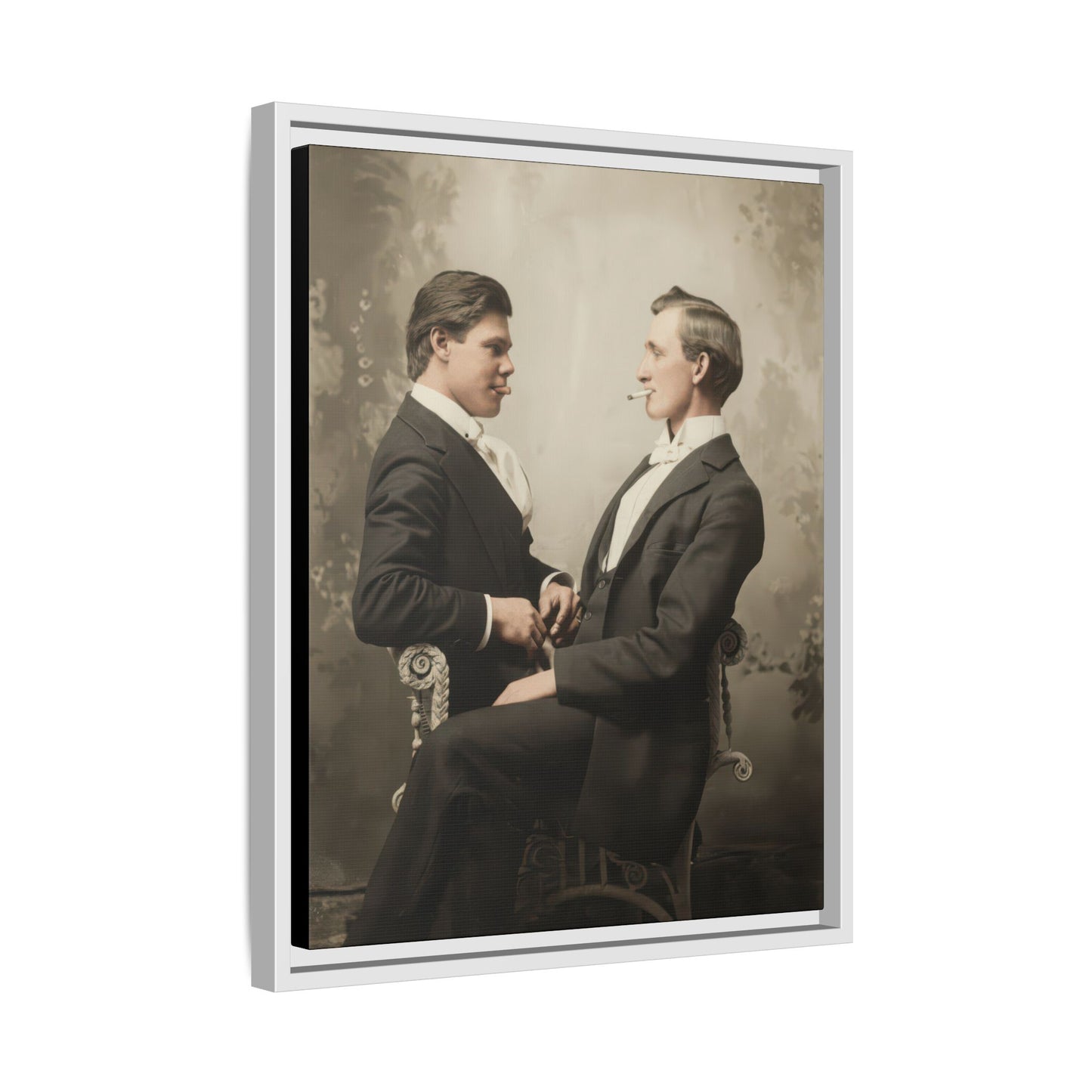 paire 106 | Framed Vintage Photo - Matte Canvas