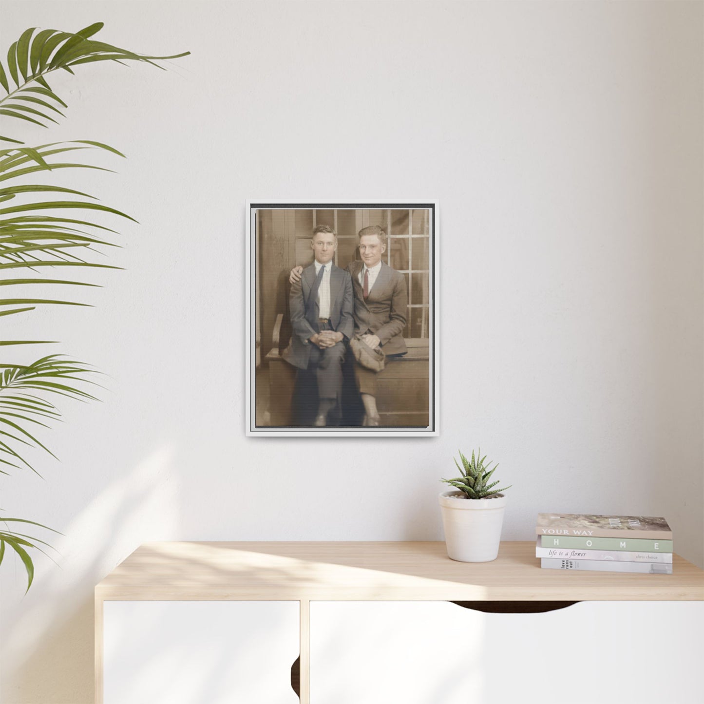 paire 105 | Framed Vintage Photo - Matte Canvas