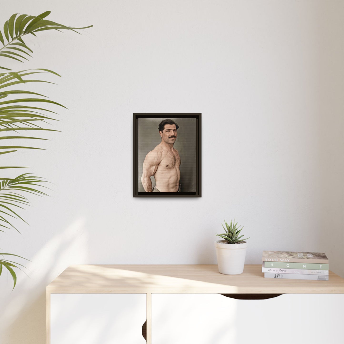 athlétisme 024 | Framed Vintage Photo - Matte Canvas