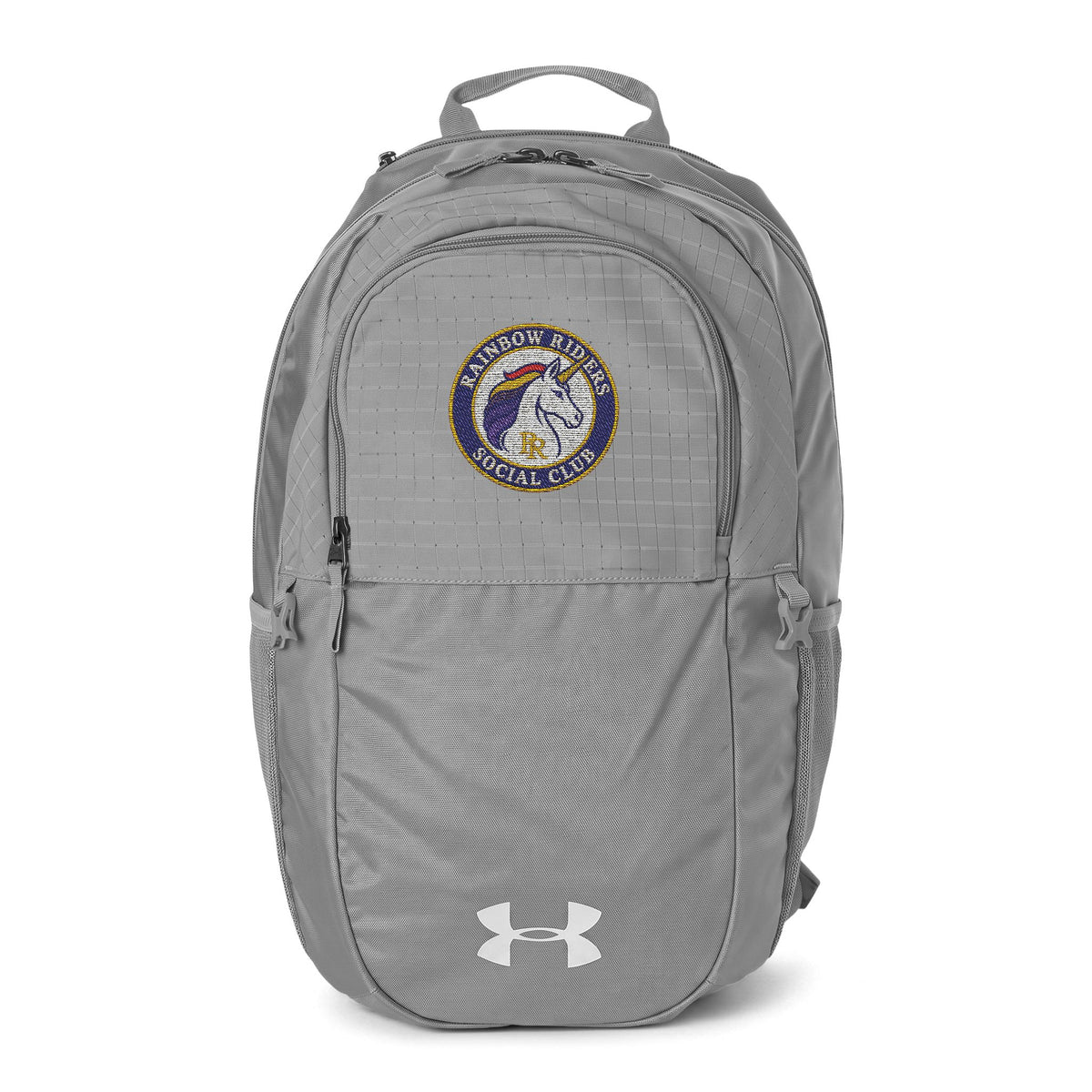 Rainbow Riders Social Club Embroidered Backpack