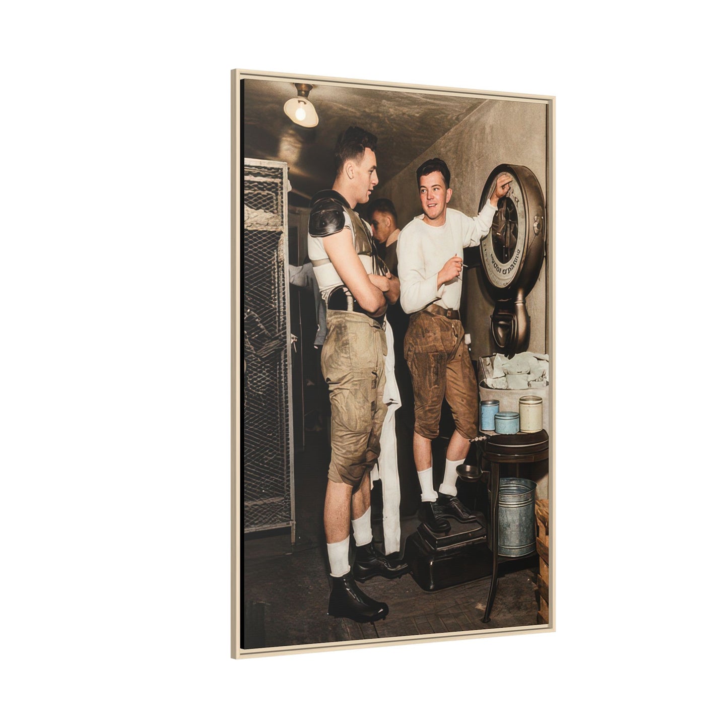 athlétisme 027 | Framed Vintage Photo - Matte Canvas