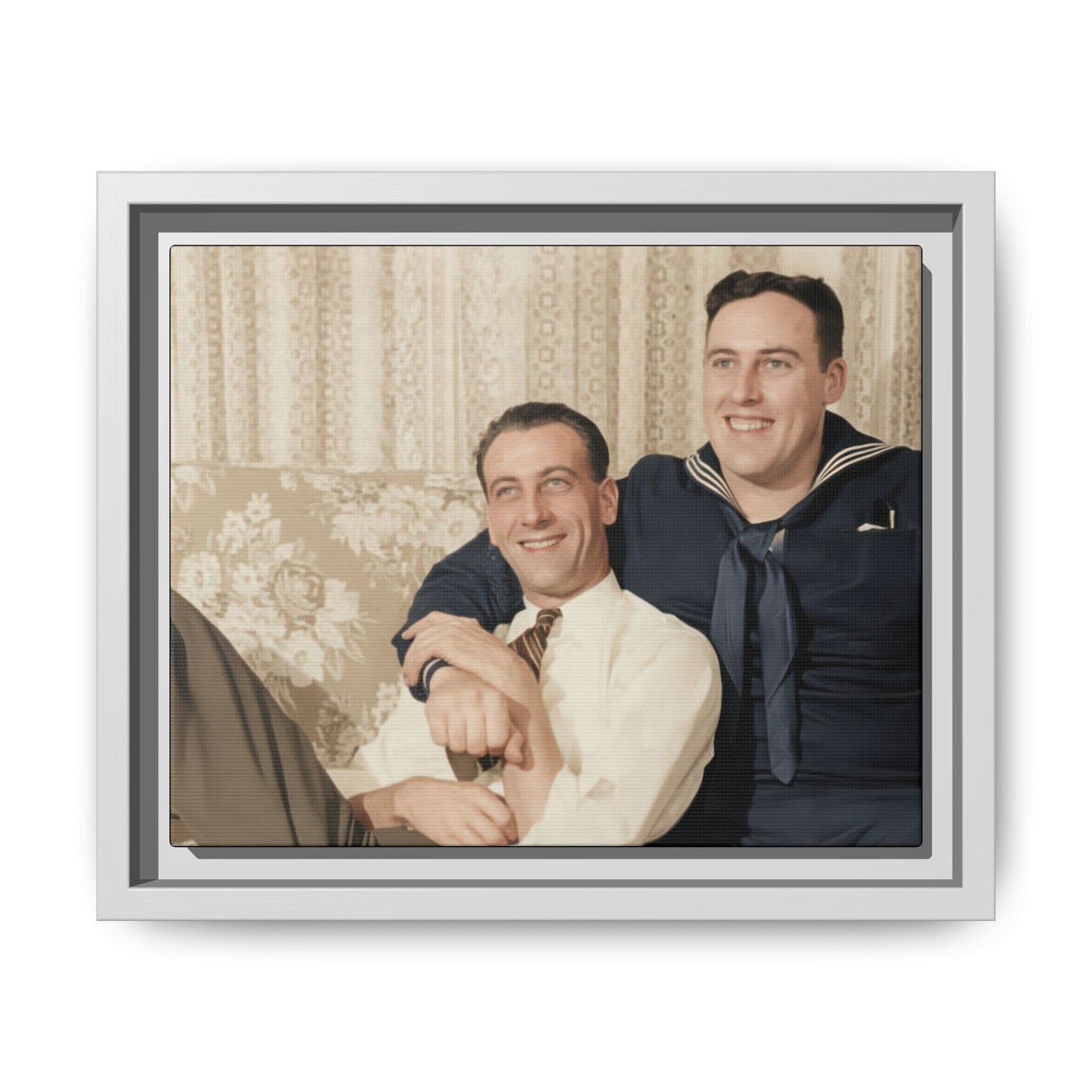 paire 108 | Framed Vintage Photo - Matte Canvas