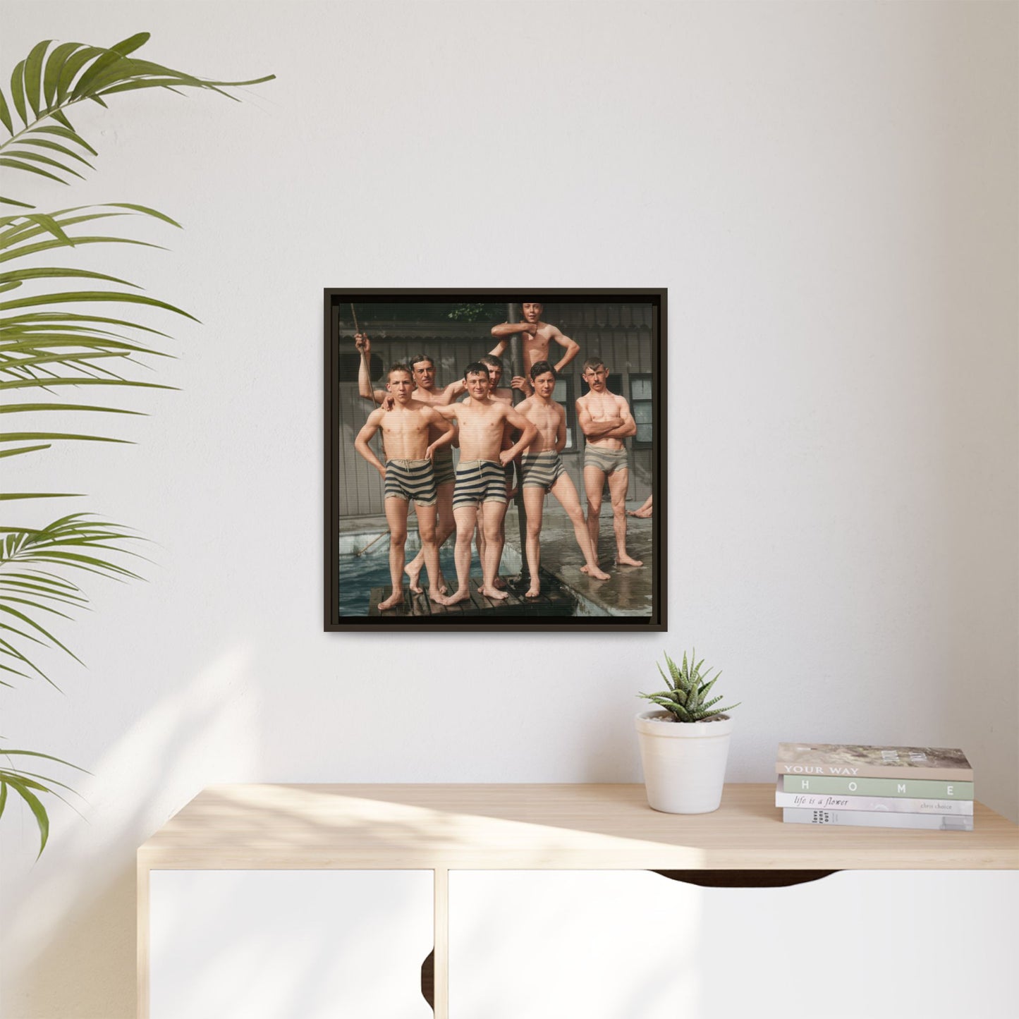 nager 010 | Framed Vintage Photo - Matte Canvas