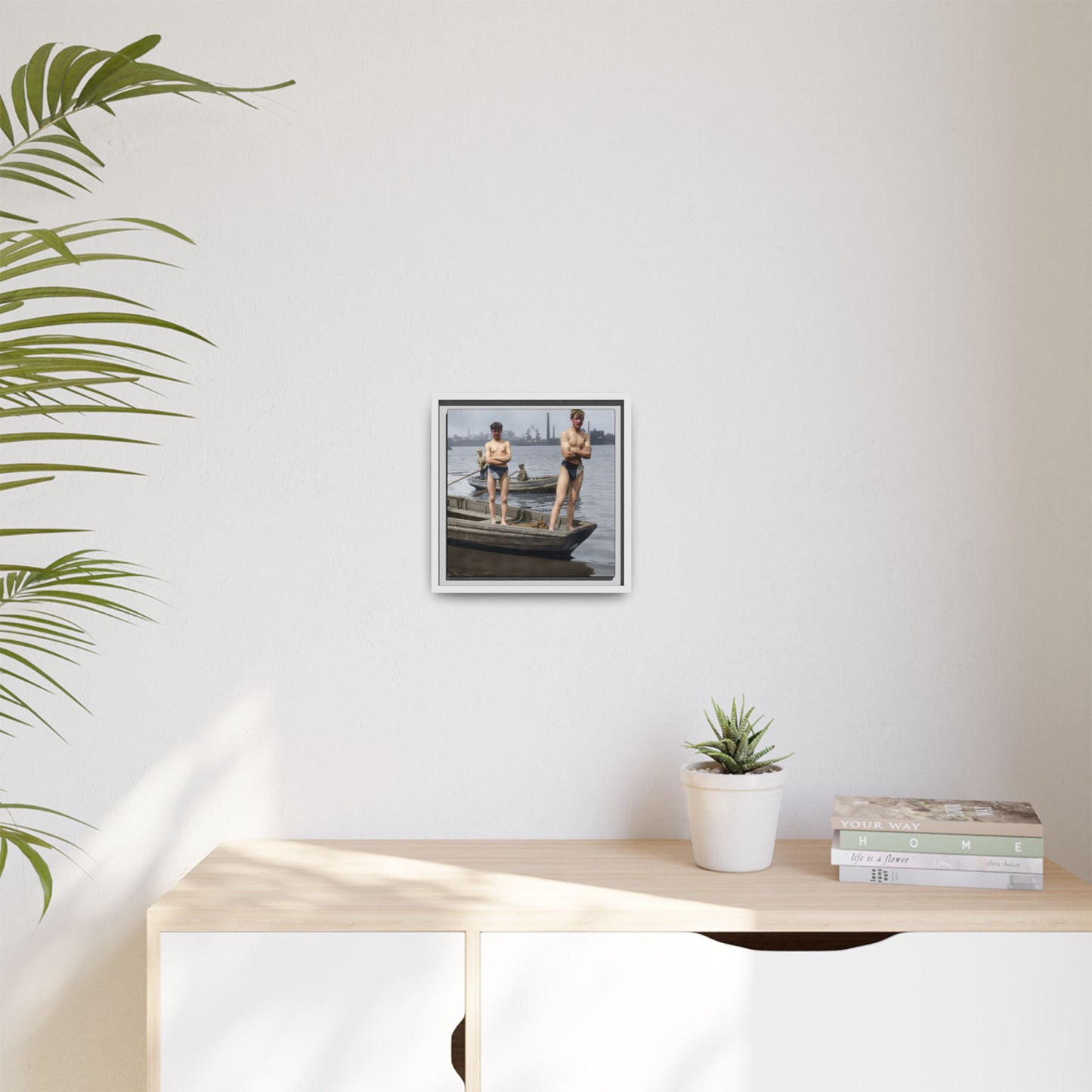 nager 050 | Framed Vintage Photo - Matte Canvas