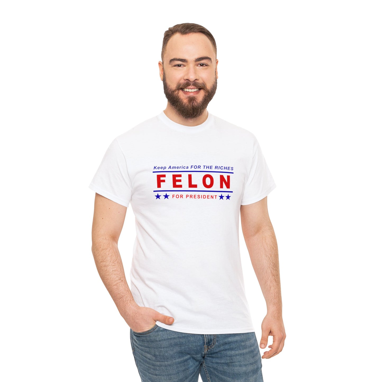 Keep American For the Riches | Felon for President | Political T-Shirt