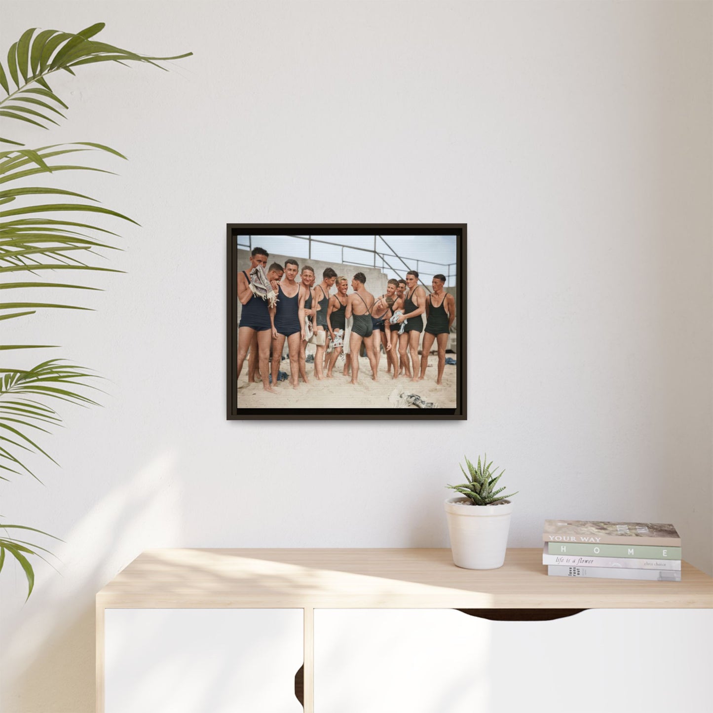 nager 007 | Framed Vintage Photo - Matte Canvas