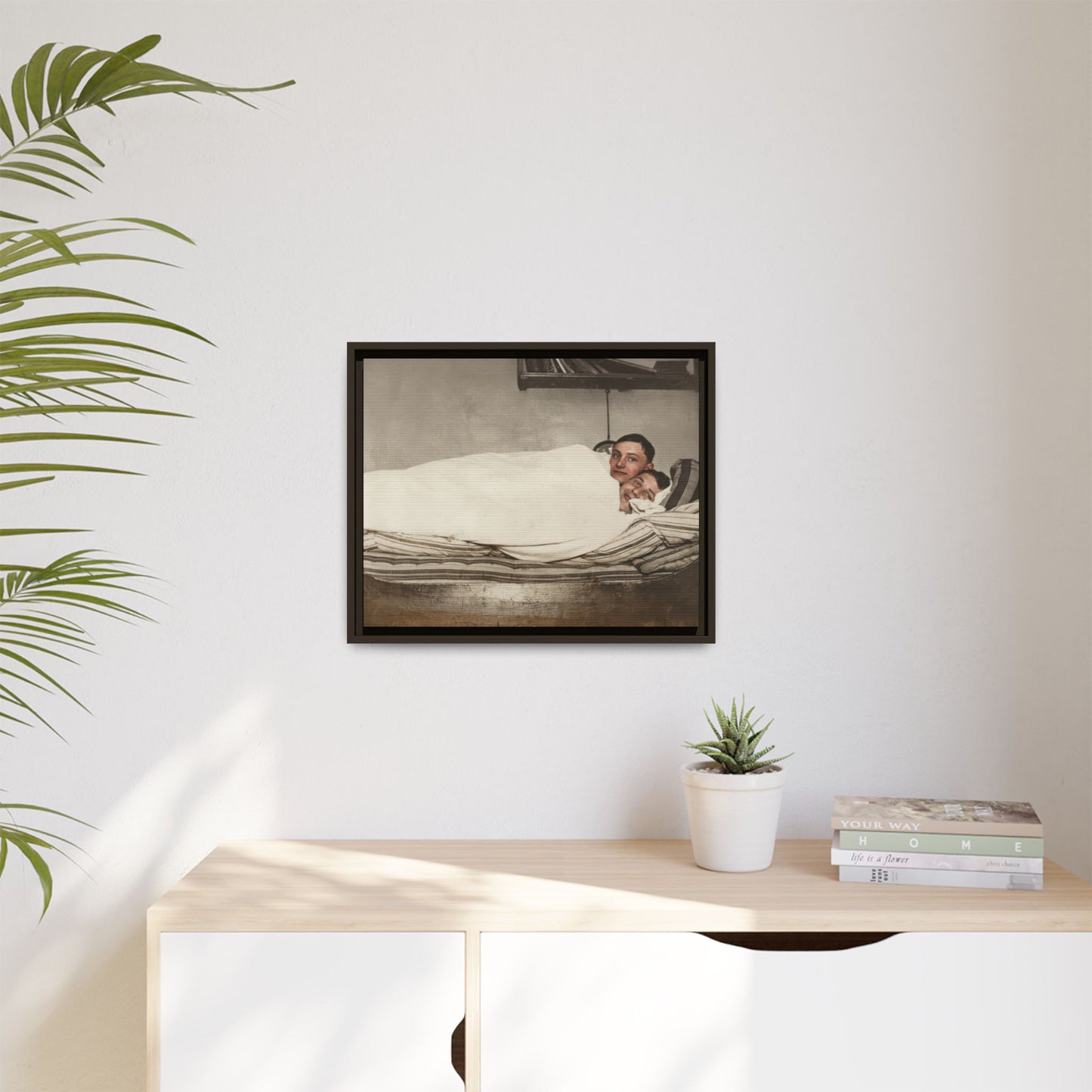 paire 117 | Framed Vintage Photo - Matte Canvas