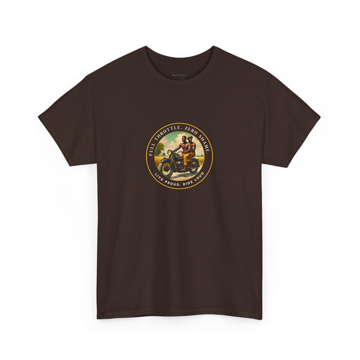 Long Ride Motorcycle Pride T-Shirt | Vintage Rider Graphic Tee | LGBTQ Biker Shirt