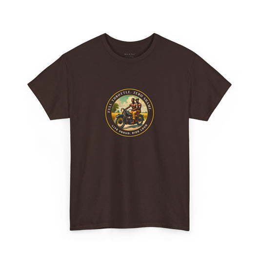 Long Ride Motorcycle Pride T-Shirt | Vintage Rider Graphic Tee | LGBTQ Biker Shirt