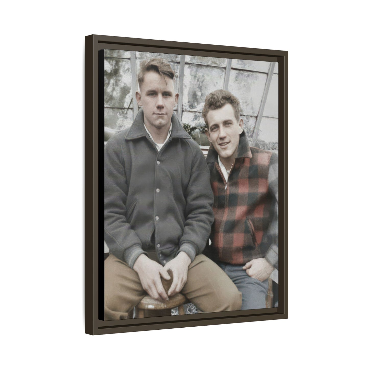 paire 104 | Framed Vintage Photo - Matte Canvas