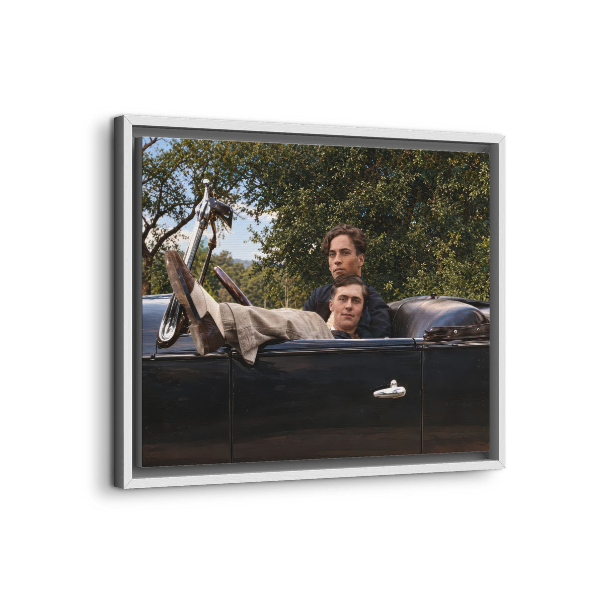 paire 164 | Framed Vintage Photo - Matte Canvas