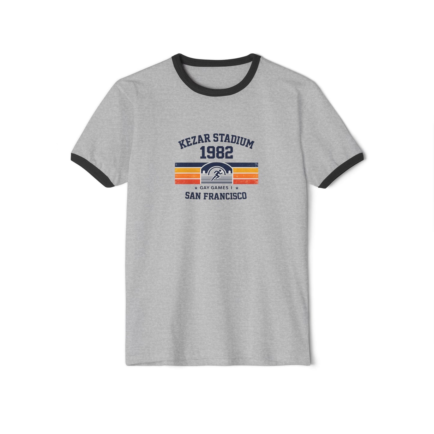 retro athletic pride shirt gay games 