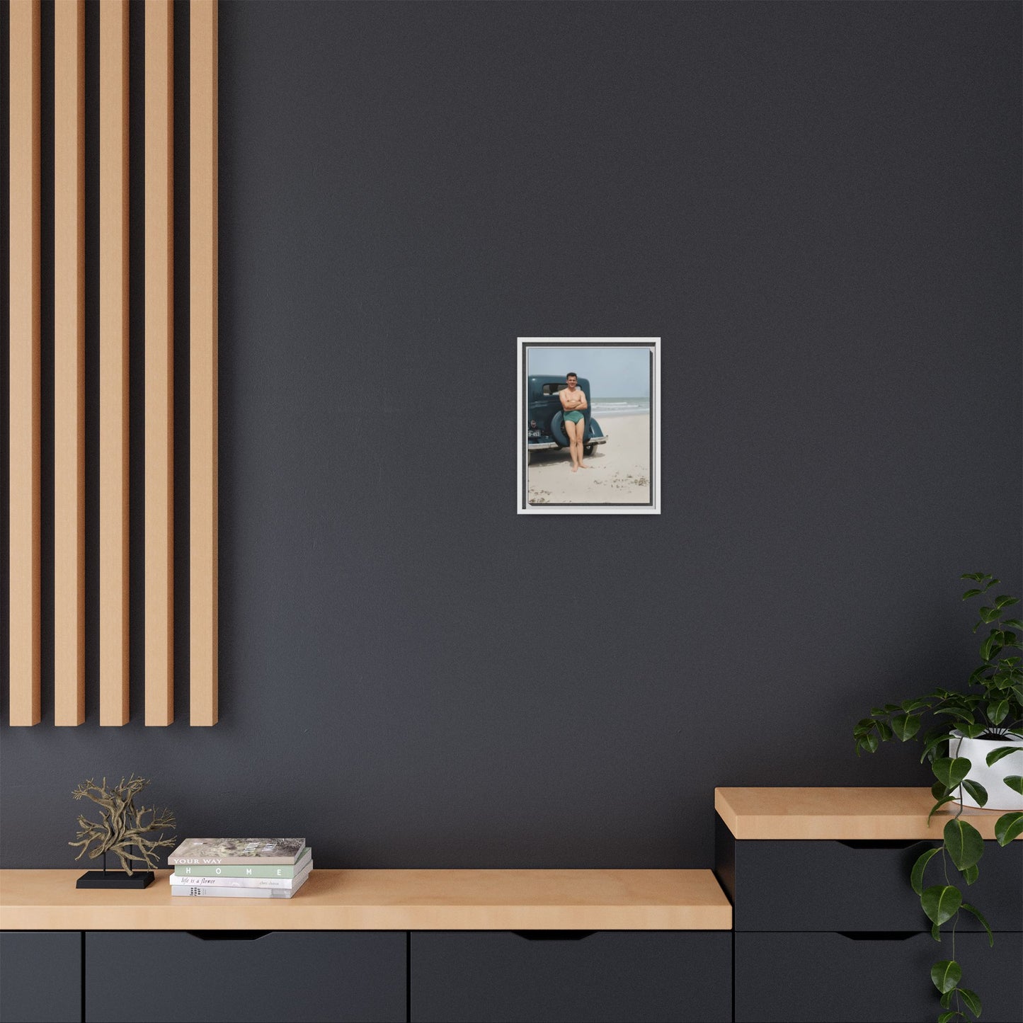 nager 046 | Framed Vintage Photo - Matte Canvas