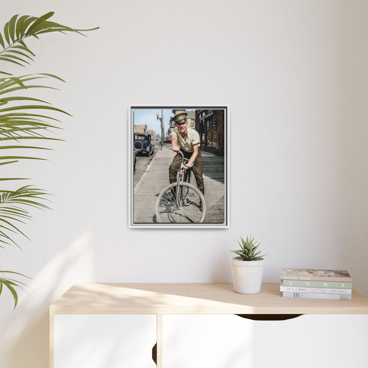 celibataire 007 | Framed Vintage Photo - Matte Canvas