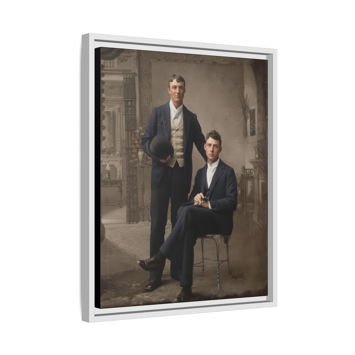 paire 149 | Framed Vintage Photo - Matte Canvas