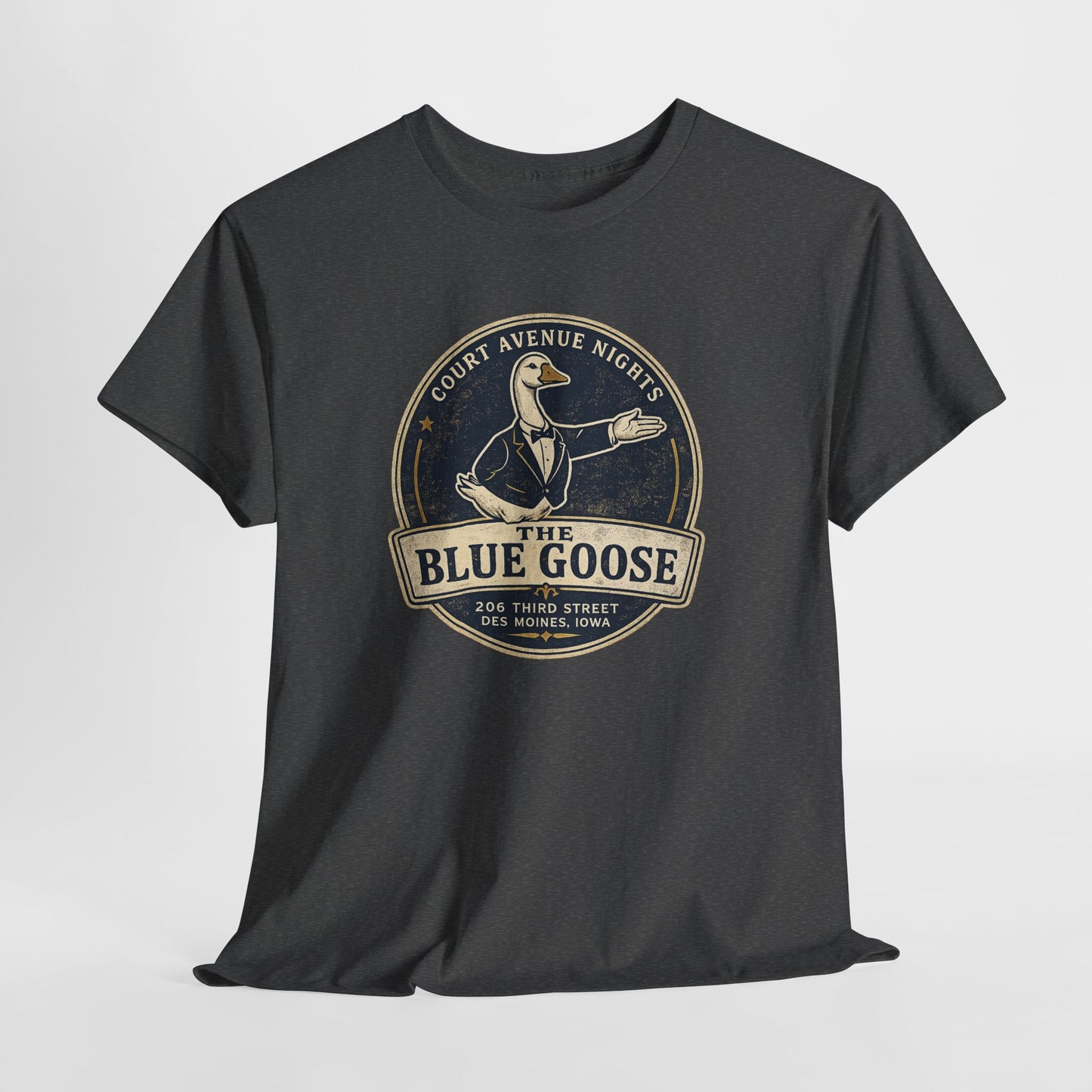 The Blue Goose | Des Moines Iowa Historic Gay Bar T-Shirt