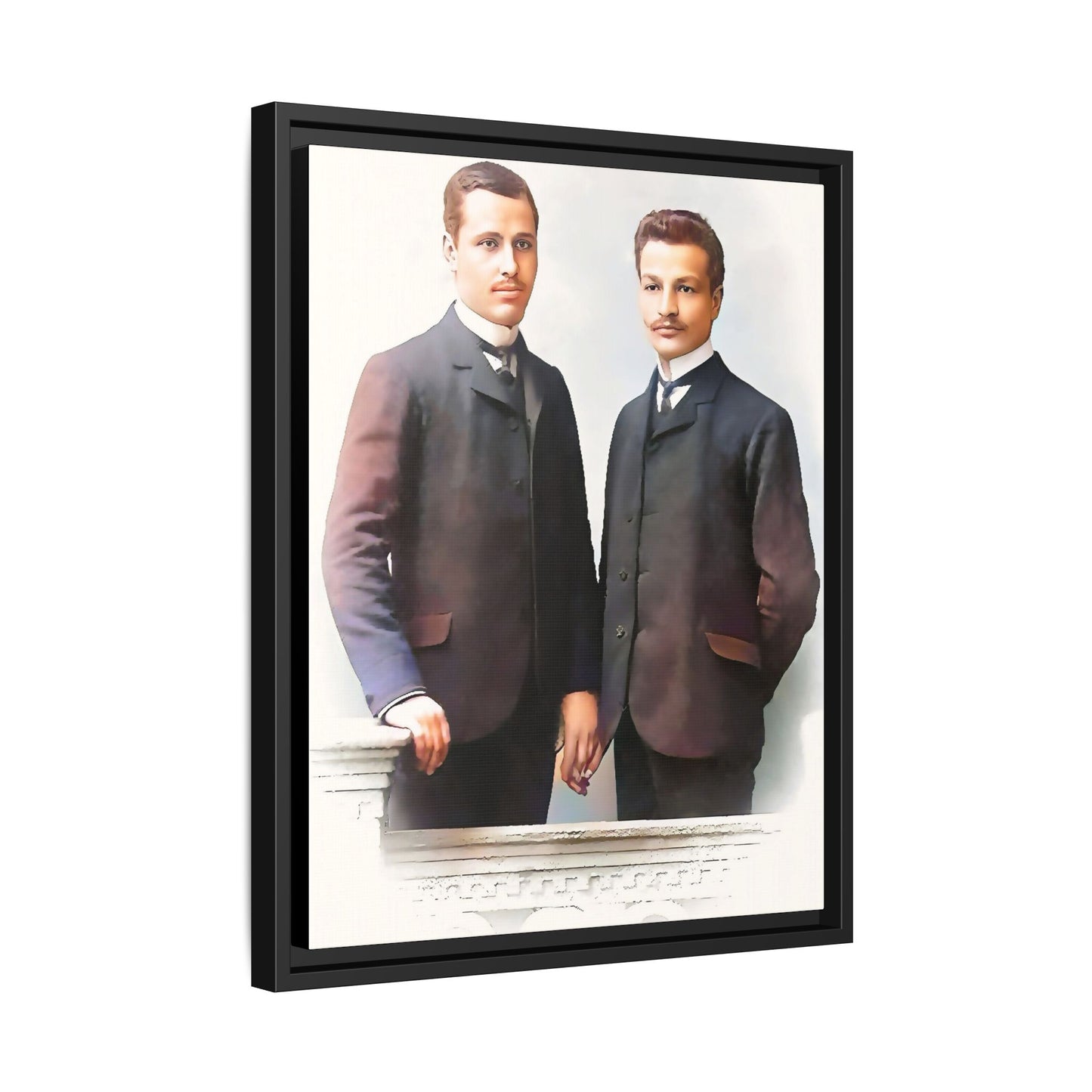 paire 012 | Framed Vintage Photo - Matte Canvas