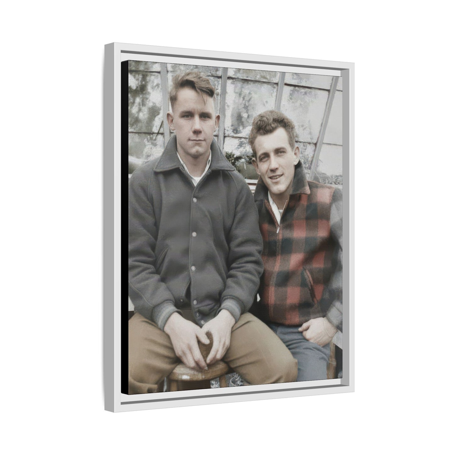 paire 104 | Framed Vintage Photo - Matte Canvas