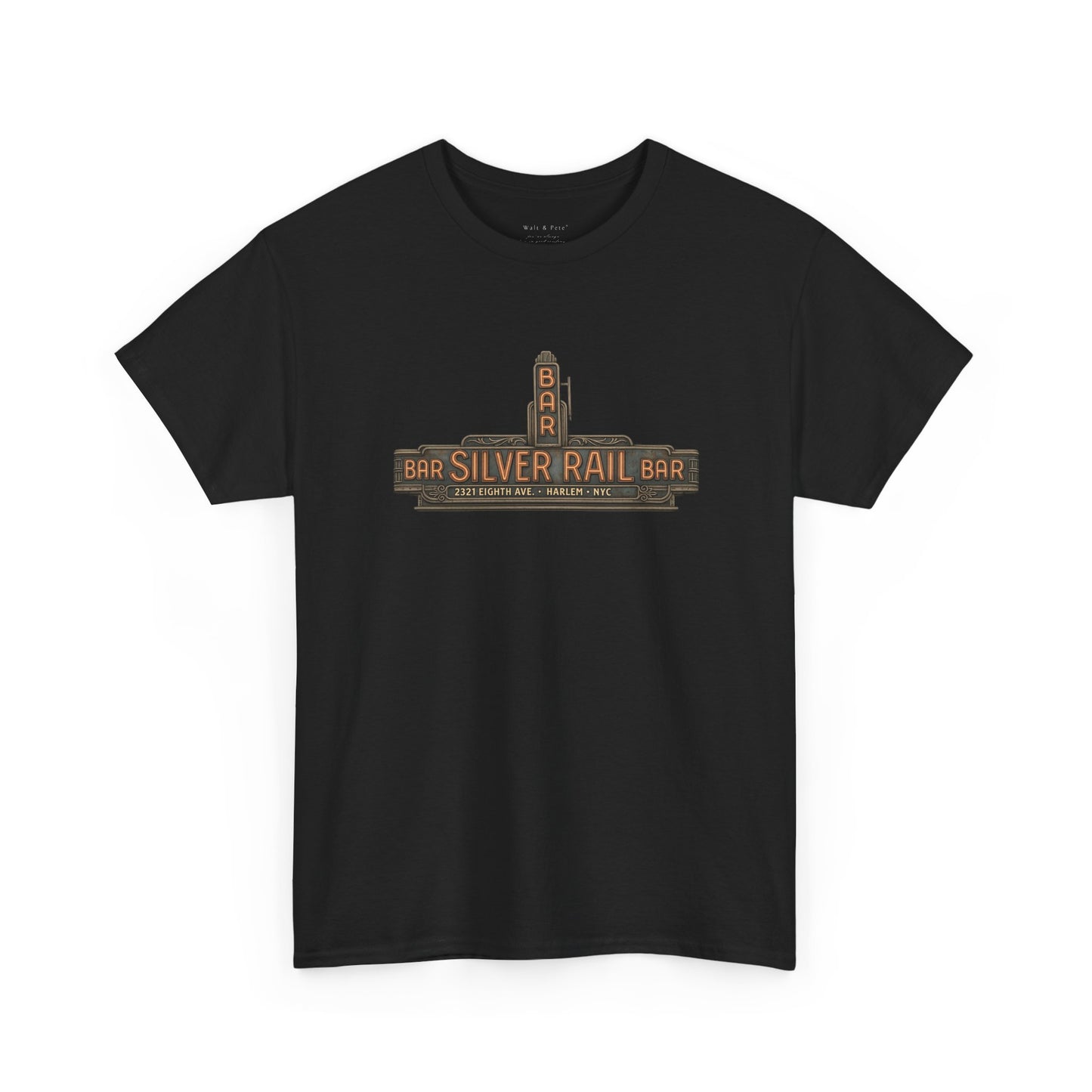 Silver Rail Bar Harlem LGBTQ Nightlife T-Shirt | Vintage Neon Sign Queer History Tee