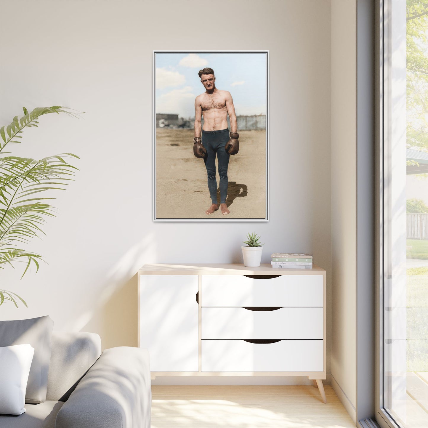 Copy of athlétisme 039 | Framed Vintage Photo - Matte Canvas