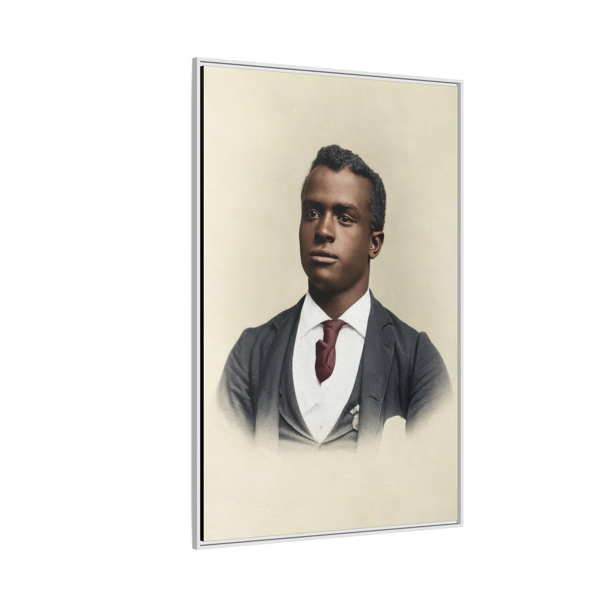 celibataire 027 | Framed Vintage Photo - Matte Canvas