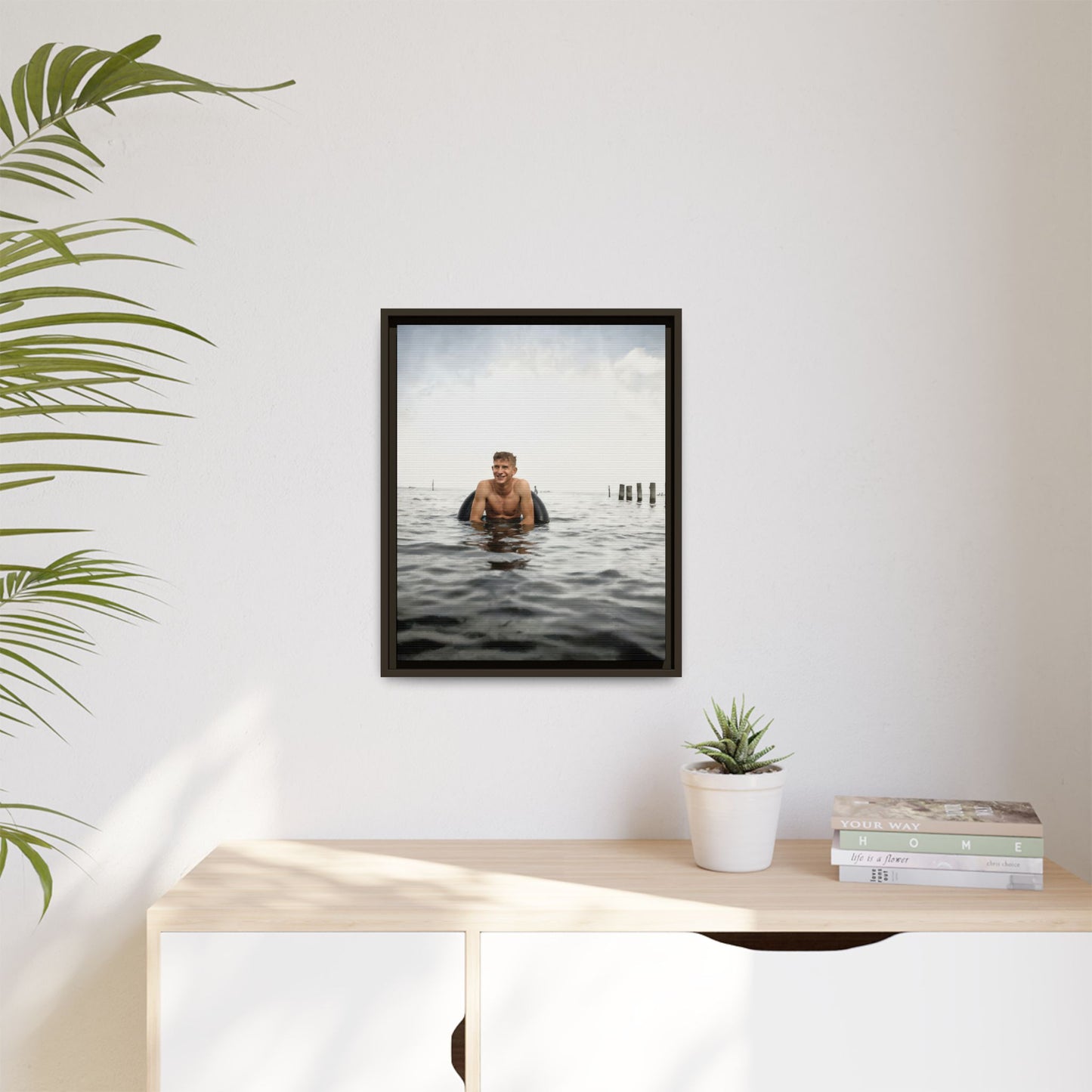nager 034 | Framed Vintage Photo - Matte Canvas