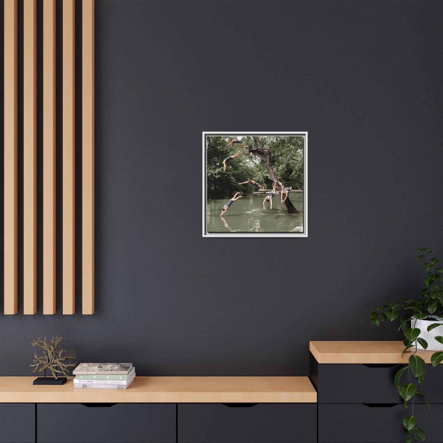 nager 005 | Framed Vintage Photo - Matte Canvas