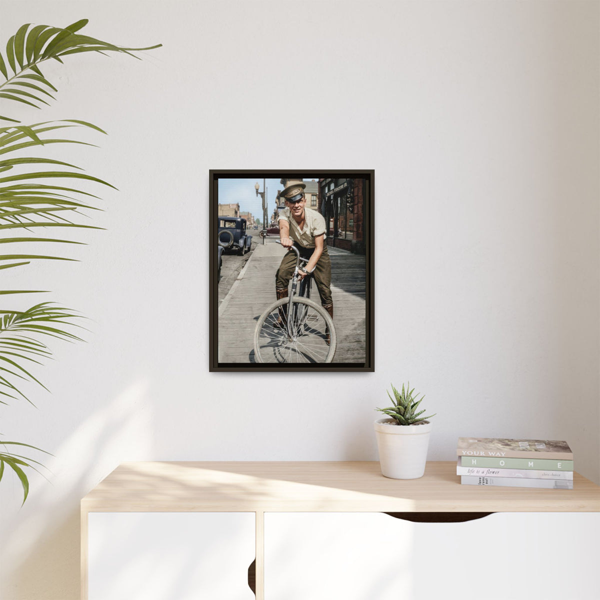 celibataire 007 | Framed Vintage Photo - Matte Canvas
