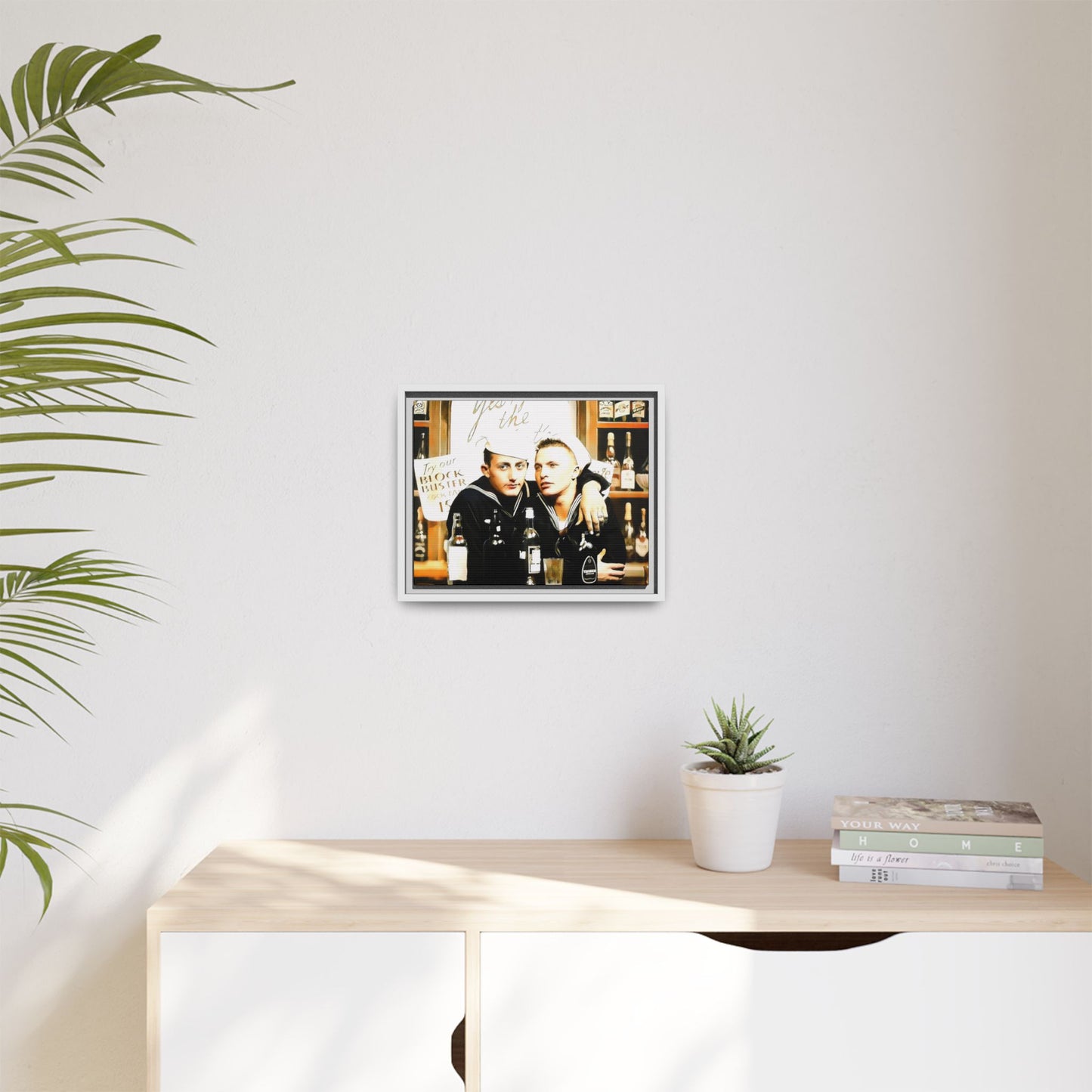 paire 048 | Framed Vintage Photo - Matte Canvas